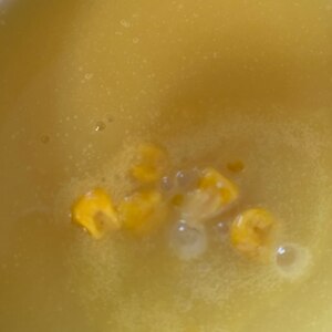 離乳食☆玉ねぎ入りのコーンスープ